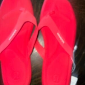 lululemon athletica Women's Bright Red Sandals